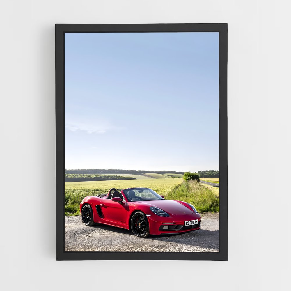 Poster splendide Boxster GTS – affiche Porsche (vue 2)
